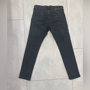 Hollister men jeans skinny. 30 x 30 faded black